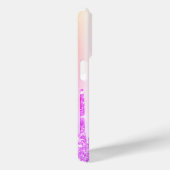 モダングリッタードライグラデーションプ，モノグラム Case-Mate iPhoneケース (裏面 / 右)