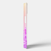 モダングリッタードリップグラデーション,モノグラム,フラミンゴ Case-Mate iPhoneケース (裏面 / 右)