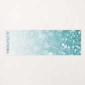 モダングリッターパーソナライズされた《写真》ぼけ味 ヨガマット (正面(横))