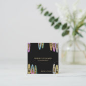 モダングリッターヘアクリップお客様の紹介 スクエア名刺 (スタンド正面)