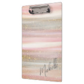 モダングリッター付き絵を描抽象芸術線 クリップボード (左)