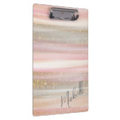 モダングリッター付き絵を描抽象芸術線 クリップボード (右)