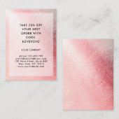 モダングリッター割引カード 割引カード (正面/裏面)