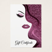 モダングリッター効果のあるブルゴーニュ (正面)