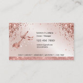 モダングリッター清掃サービスハウスキーピング 名刺 (裏面)