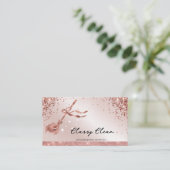 モダングリッター清掃サービスハウスキーピング 名刺 (スタンド正面)