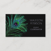 モダングリッター羽イベントコーディネータープランナー 名刺 (正面)