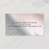 モダングリッター、メイクアップアーティスト 名刺 (裏面)