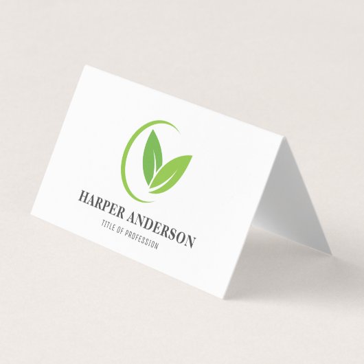 モダングリーンエコプロフェッショナル 名刺 (正面)
