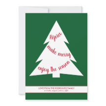 モダングリーンクリスマスツリーズホリデースクリプト