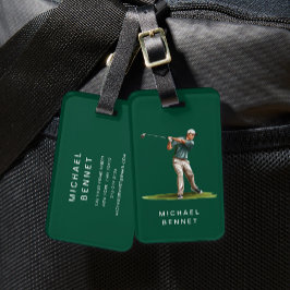モダングリーングルファースポーツ ラゲッジタグ