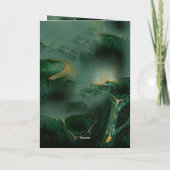 モダングリーンモノグラム式次第 プログラム (裏面)