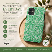 モダングリーン抽象iPhoneケース Case-Mate iPhoneケース