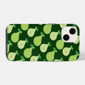 モダングリーン洋ナシ SG7ケース iPhoneケース (裏面横)