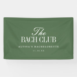 モダングリーン「The Bach Club」バチェラー・パーティー 横断幕