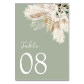 モダングリ結婚ン テーブルナンバー (正面)