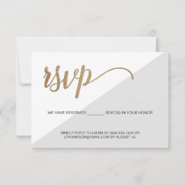 モダングレーゴールド RSVP 郵送不要 予約席