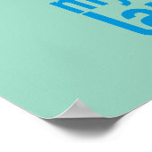 モダングレートデーンアート - "食事は私の愛の言葉" ポスター (角)