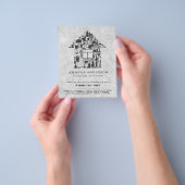 モダングレー清掃サービス チラシ (手)