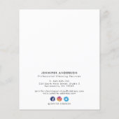 モダングレー清掃サービス チラシ (裏面)