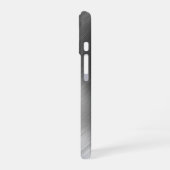 モダングレー テクスチャ テンプレート iPhone 16ケース (左側面)