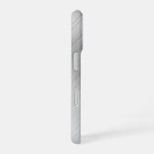 モダングレー テクスチャ テンプレート iPhone 16ケース (右側面)