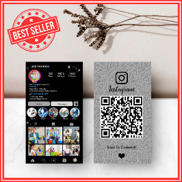 モダングレー ハウスキーピング Instagram QR 名刺