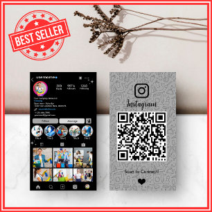 モダングレー ハウスキーピング Instagram QR 名刺