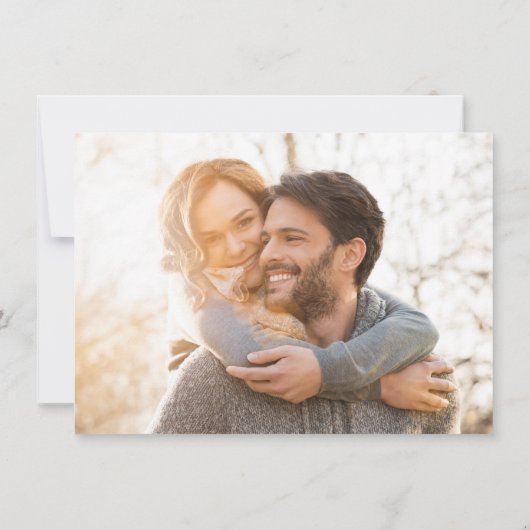 モダング書レーの写真結婚 セーブザデート (裏面)