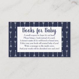 モダング素朴レイ&ネイビー鹿ブックリクエスト エンクロージャーカード