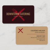 モダンケータリング 名刺 (正面/裏面)