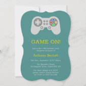 モダンゲーマー 誕生日パーティー 招待状 (正面)