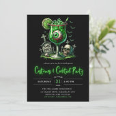 モダンコスチューム&カクテルネオンハローウィンパーティ 招待状 (スタンド正面)