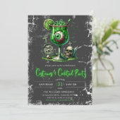 モダンコスチューム&カクテルネオンハローウィンパーティ 招待状 (スタンド正面)