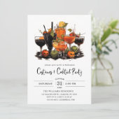 モダンコスチューム&カクテルハローウィンパーティ 招待状 (スタンド正面)