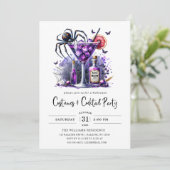 モダンコスチューム&カクテルハローウィンパーティ 招待状 (スタンド正面)