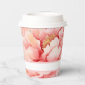 モダンコテージコアのラッシュペオニー 紙コップ (裏面)