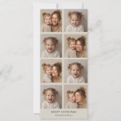 モダンコラージュクリスマスフォト | ミニマル (正面)