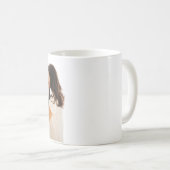 モダンコラージュ写真とハッピーマザーズデーギフトコーヒー コーヒーマグカップ (正面右)