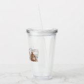 モダンコラージュ写真と最高の家族の今までギフト最高のを集める アクリルタンブラー (左)