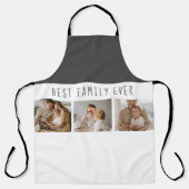 モダンコラージュ写真と最高の家族の今までギフト最高のを集める エプロン (正面)