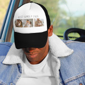 モダンコラージュ写真と最高の家族の今までギフト最高のを集める キャップ