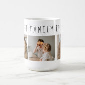 モダンコラージュ写真と最高の家族の今までギフト最高のを集める コーヒーマグカップ (中央)