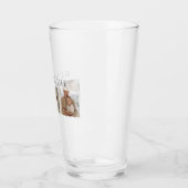 モダンコラージュ写真と最高の家族の今までギフト最高のを集める タンブラーグラス (左)