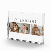 モダンコラージュ写真と最高の家族の今までギフト最高のを集める フォトブロック (右)