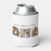 モダンコラージュ写真と最高の家族の今までギフト最高のを集める 缶クーラー (缶正面)