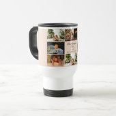 モダンコラージュ最高のグランドパ写真 トラベルマグ (正面左)