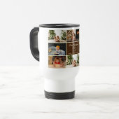 モダンコラージュ最高のグランドパ写真 トラベルマグ (正面左)