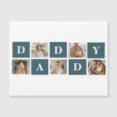 モダンコラージュ父親の写真 & グリーンダディギフト (正面)