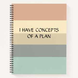 モダンコロブロッストライプク水平モノグラム ノートブック